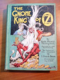 Gnome King of Oz. 1st edition, 12 color plates (c.1927). Sold 12/7/2010 - $130.0000