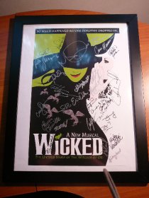 Wicked Poster - Cast Signed Poster ~ National Tour of WICKED - $200.0000