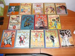 Complete set of 14 Frank Baum Oz books with color plates. Each books is 75+years old. Sold 11/15/2010 - $3500.0000