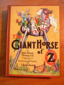 Giant Horse of Oz. 1st edition with 12 color plates (c.1928). Sold 02/11/2011 - $180.0000