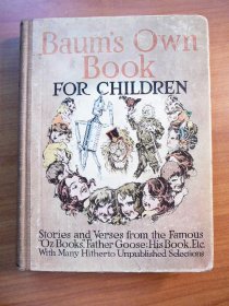 Baums own book for children 1st edition. Frank Baum. (c.1912) - $250.0000