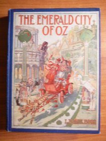 Emerald City of Oz. 1st edition, 1st state ~ 1910 Sold 7/20/2010 - $1750.0000