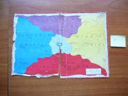 Rare Marvelous Land of Oz map, 1920. Reilly & Lee - $40.0000