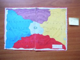 Rare Marvelous Land of Oz map, published in 1920. Reilly & Lee - $70.0000