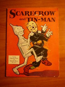 Wizard Of Oz,SCARECROW And TIN-MAN,Denslow,Vintage 1946  - $30.0000