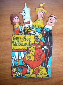 1967 MATTEL Toys Vintage WIZARD OF OZ HAND PUPPET - $125.0000