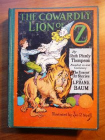 Cowardly Lion of Oz. 1st edition,1st state 12 color plates (c.1923). Sold 4/13/2013 - $240.0000