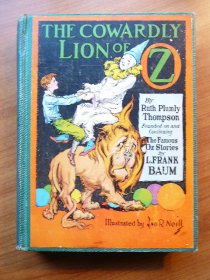 Cowardly Lion of Oz. 1st edition,1st state 12 color plates (c.1923) - $175.0000