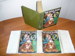 Royal book of Oz. 1928 printing, 12 color plates in dust jacket (c.1921) - $500.0000