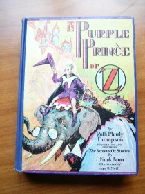 Purple Prince of Oz. 1st edition with 12 color plates (c.1932). Sold 3/27/17 - $425.0000