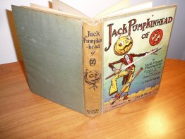 Jack Pumpkinhead of Oz. 1st edition with 12 color plates (c.1929). Sold 6/7/2011 - $250.0000