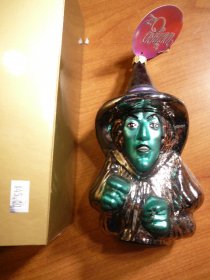 Wizard of OZ. Wicked Witch. Polonaise Kurt S.Adler christmas ornament. Sold 8/20/2011 - $100.0000