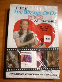 Set of 30 Wizard of Oz  Valentine cards - $6.0000