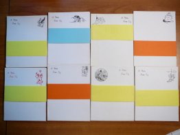 Set of 8  various  Wizard of Oz note cards - $16.0000