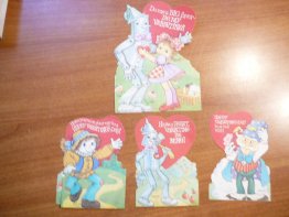 Set of 5 valentines cards ( 4 shown) - $2.0000