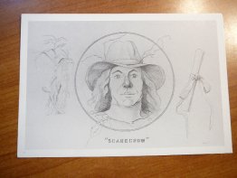 Unique card- photograph of  image - "Scarecrow of Oz " - $2.0000