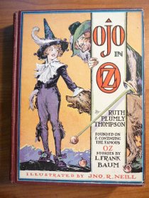 Ojo in Oz. 1st edition with 12 color plates (c.1933). Sold 1/18/2013