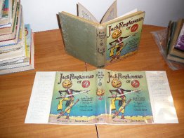Jack Pumpkinhead of Oz. 1st edition with 12 color plates in later dust jacket (c.1929). - $500.0000
