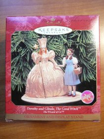 Wizard of OZ-  Glinda and Dorothy - Keepsake christmas ornament - $25.0000