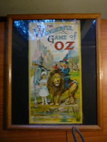 Framed front cover from 1921 Wizard of Oz game by Parker Brother - $150.0000