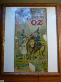 Framed front cover from 1921 Wizard of Oz game by Parker Brother - $100.0000
