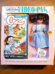 Wizard of Oz Dorothy doll with the VHS tape ( Journey to Oz) - $20.0000