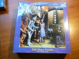 Wizard of Oz.  Sciene from the MGM movie. 550 piece Picture puzzle.New. Unopened  - $20.0000