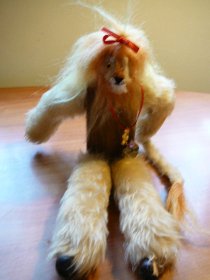 Wizard of Oz character dolls. Cowardly Lion.  Around 14 inches tall - $10.0000