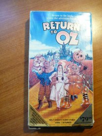 Return to Oz. VHS tape - $20.0000
