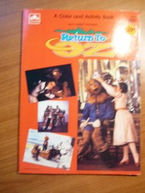 Return to Oz - A Color and Activity Book. Sold 1/22/2013 - $10.0000