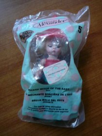 1 WIZARD OF OZ McDONALDS (madame alexanders) doll in plastic bag ( wicked witch of the east) - $5.0000