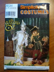 Wizard of Oz -Simplicity costumes - 0634 - $7.0000