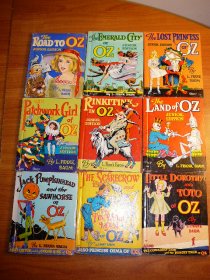Set of 9 Rand McNally Junior editions series OZ books from late 1939 Sold 5/12/2012 - $225.0000