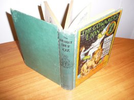 Hold -Cowardly Lion of Oz. 1st edition,1st state 12 color plates (c.1923) - $150.0000