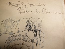 FRANK BAUM SIGNED AUTOGRAPH PAGE. Signed in 1st edition copy of Ozma of Oz - $0.0000