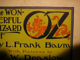 FRANK BAUM SIGNED AUTOGRAPH PAGE. Signed in 1st edition copy of Wonderful Wizard of Oz - $0.0000