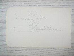 FRANK BAUM SIGNED AUTOGRAPH PAGE   from an album