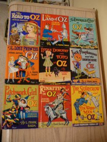 Set of 9 Rand McNally Junior editions series OZ books from late 1939 . Sold 6/13/2013  - $300.0000