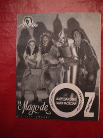 Wizard of Oz  theater advertisement in spanish