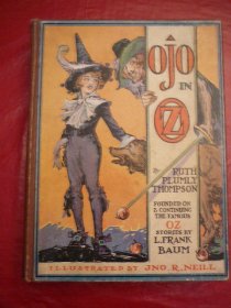 Ojo in Oz. 1st edition with 12 color plates (c.1933).