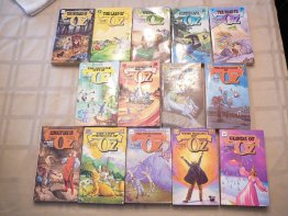 Del Rey set of 14  Frank Baum Oz books from late 1980s.  Sold 2/27/2015 - $160.0000