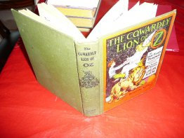 Cowardly Lion of Oz. 1st edition,1st state 12 color plates (c.1923). SOld 12/11/17