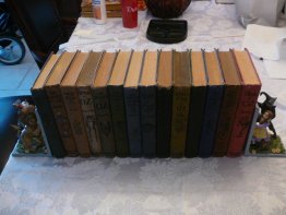 Complete set of 14 Frank Baum Oz books with color plates. Each books is 75+years old.  Sold 8/12/2017 - $2500.0000