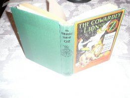 Cowardly Lion of Oz. 1st edition, Pre 1935 printing 12 color plates (c.1923) . Sold 12/12/17