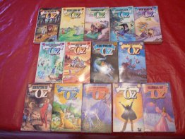 Del Rey set of 14  Frank Baum Oz books from late 1980s. - $150.0000