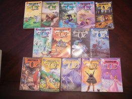 Del Rey set of 14  Frank Baum Oz books from late 1980s. Sold 7/6/2016 - $150.0000