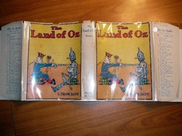 Wizard of Oz > Original Oz djs > Original dust jacket for Land of Oz book -  $99.9900 - Wizard of Oz books