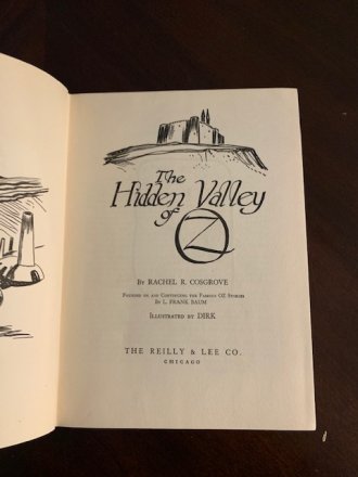 Hidden Valley of Oz. 1st edition (c.1951)