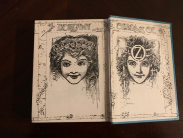 Emerald City of Oz. Later edition with dust jacket and without color plates