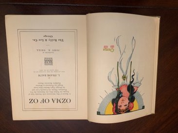 Ozma of Oz, 1923 edition with color illustrations (c.1907).
